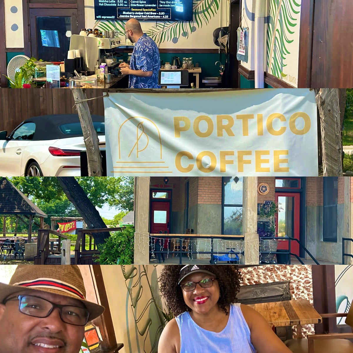 FWISDHillsAP's tweet image. Discovered a jewel of a coffee house near Northside High School. Nostalgic ambiance with an intellectual vibe. Precious and I dropped in to compare opening of school notes. Portico Coffee inspired optimistic conversations ☕️☕️🤙🏾