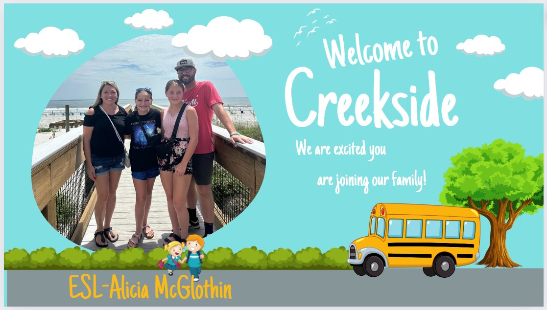 Welcome aboard Alicia McGlothin!✨ We're thrilled to have you join us on this exciting journey. Get ready to fuel up with positivity, teamwork, and a passion for education. Let's make this school year unforgettable!