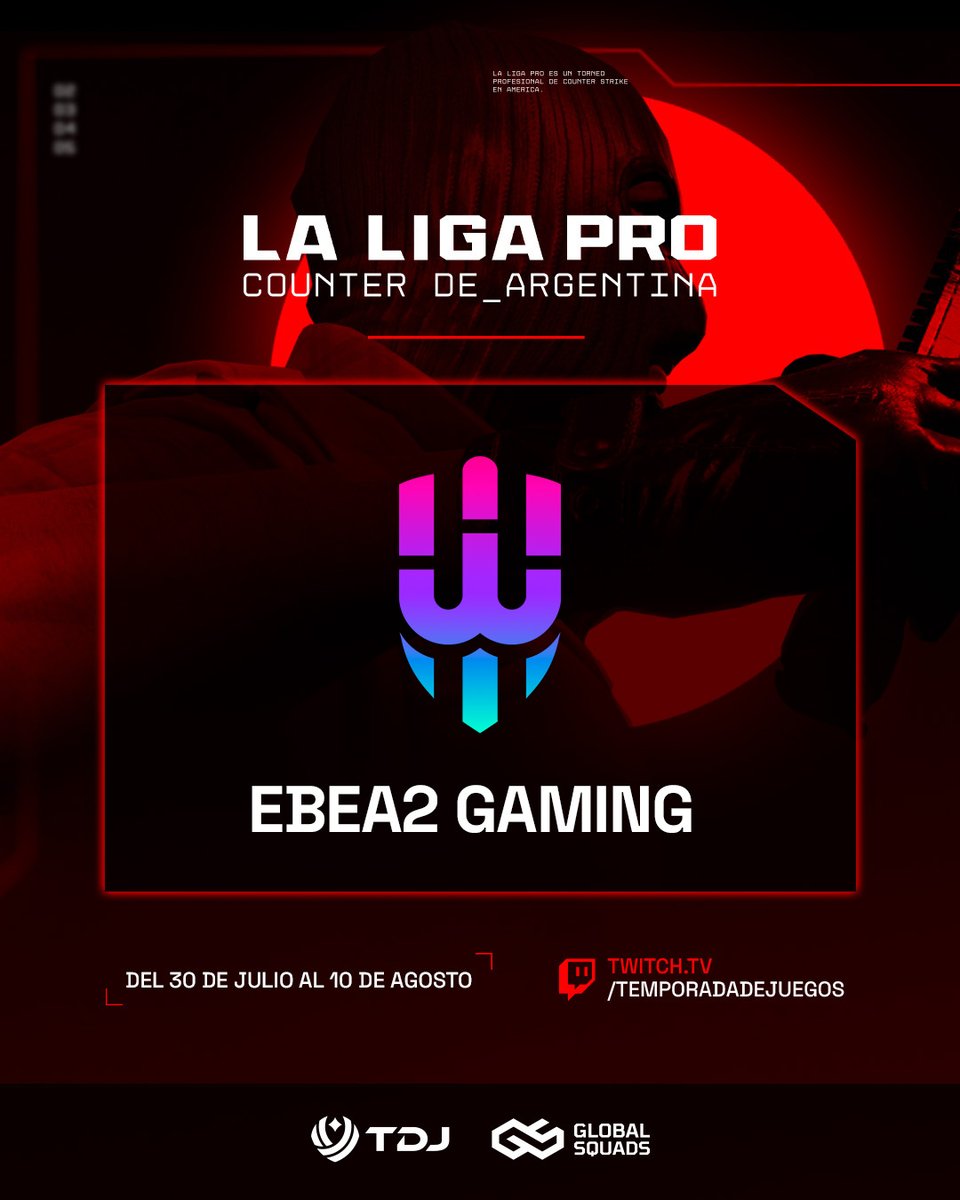 La Liga Pro (@laligaprocs) on Twitter photo EBEA2 ESTA LISTO PARA #LLP 🔫
Seguimos con la presentación de equipos, turno de <a href="/ebea2gg/">EBEA2</a>.
👤 @Poti_CAP
👤 <a href="/BautistaChehin/">BT1K</a>
👤 @13roggen
👤 <a href="/fedukopai/">fedu-ko</a>
👤 @thewithscs
Counter de_Argentina 🗺 EBEA2 ESTA LISTO PARA #LLP 🔫
Seguimos con la presentación de equipos, turno de <a href="/ebea2gg/">EBEA2</a>.
👤 @Poti_CAP
👤 <a href="/BautistaChehin/">BT1K</a>
👤 @13roggen
👤 <a href="/fedukopai/">fedu-ko</a>
👤 @thewithscs
Counter de_Argentina 🗺