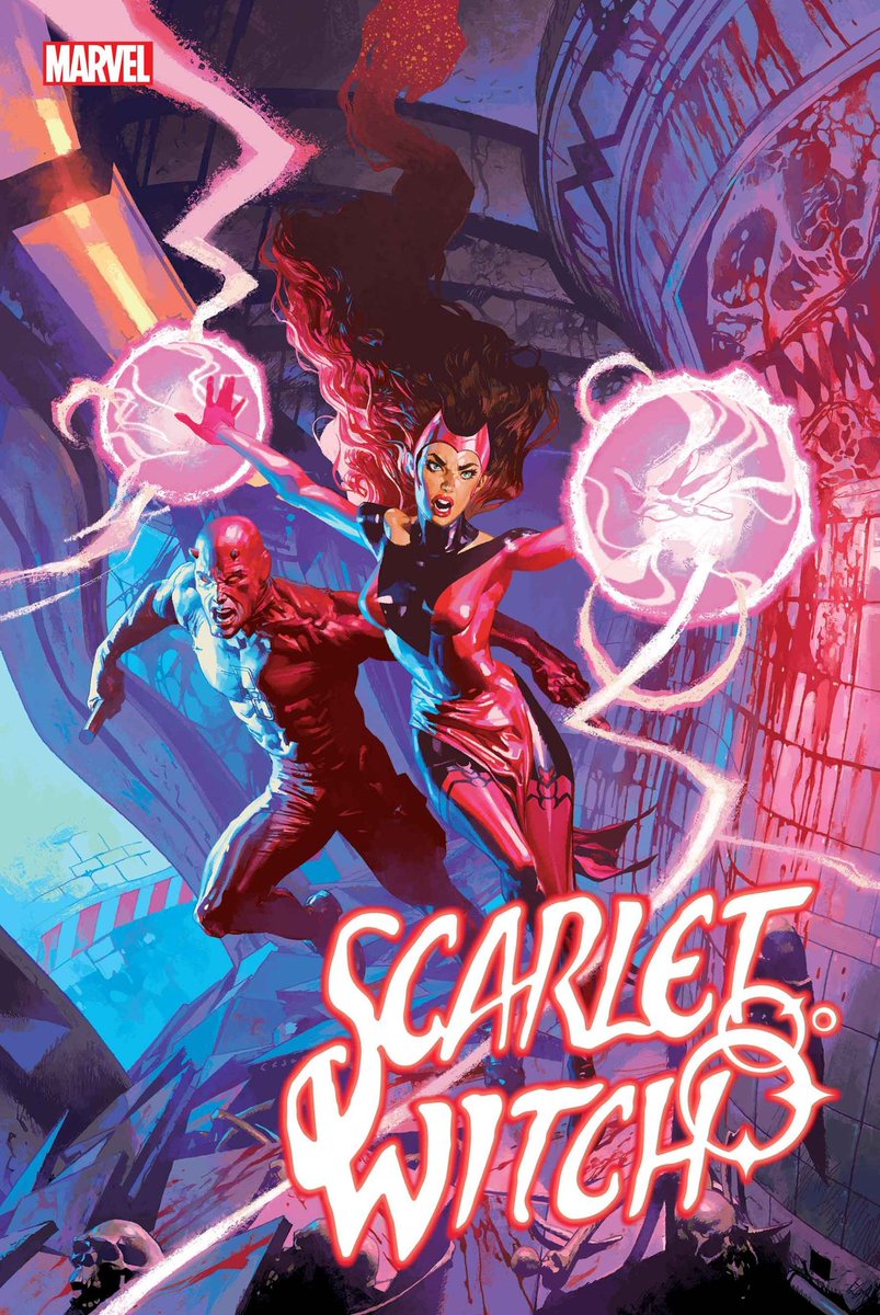 Scarlet Witch #5 variant cover feat. Daredevil by Josemaria Casanovas.