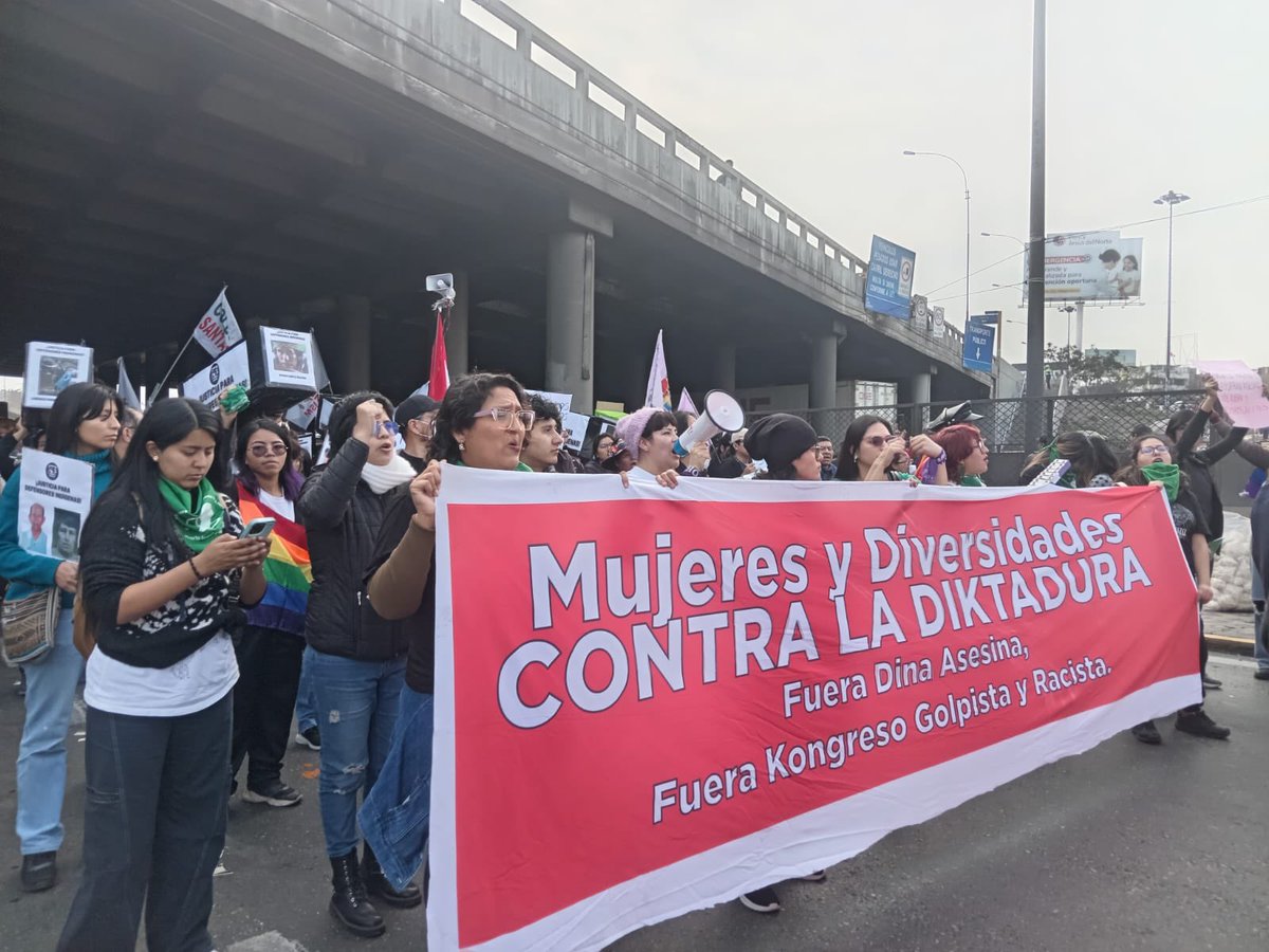 Las calles piden la salida de Dina y del congreso.
#TomaLaCalle