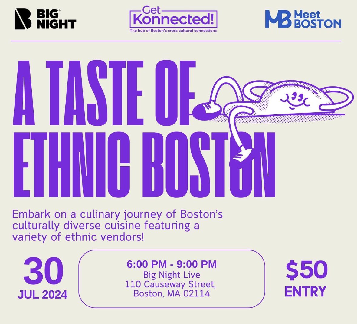 We will be selling dumpling packs at A Taste of Ethnic Boston on 7/30! This event celebrates diverse restaurants and food producers with 25+ vendors and 10+ cuisines: getkonnected.com/ATOEB