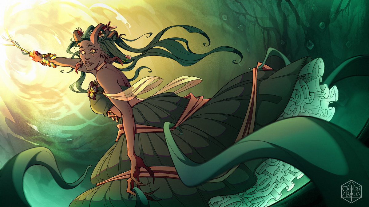 kavroo1's tweet photo. Flirting with the unknown...

I got the opportunity to illustrate Fearne's most peculiar journey for the Critical Role Abridged series. 
Thanks CR :)
#criticalroleabridged #CriticalRoleArt https://t.co/WiH1Ir4Nuj
