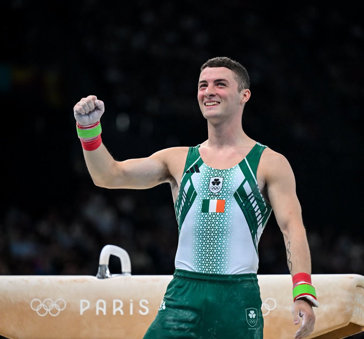 I Qualified in 1st position for the Olympic Pommel Horse Final! So proud to call myself a 2 time Olympian ☘️ We go again on Saturday 📈 #Olympics
