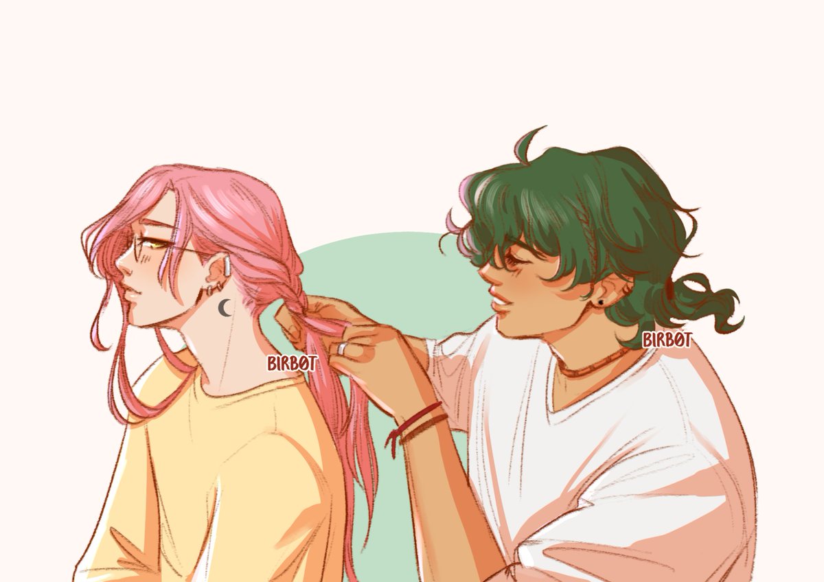 kojiro braiding kaoru's hair (everytime i post them i am also formally asking for sk8 news) (pls)

#matchablossom #joecherry #sk8theinfinity #sk8 #エスケーエイト