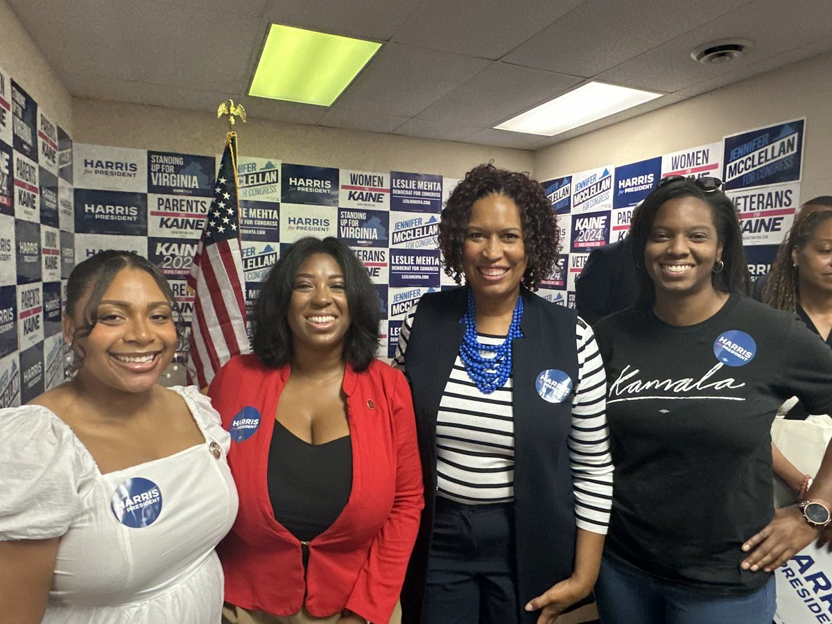 aerodgers's tweet image. First, thousands gathered on Zoom. Then, hundreds crowded into offices.

The energy was electric as I kicked off today's Virginia Women for Harris canvass in Richmond. Whether you were K-Hive or just fell out of 🥥🌴, Democrats are fired up and ready to win!