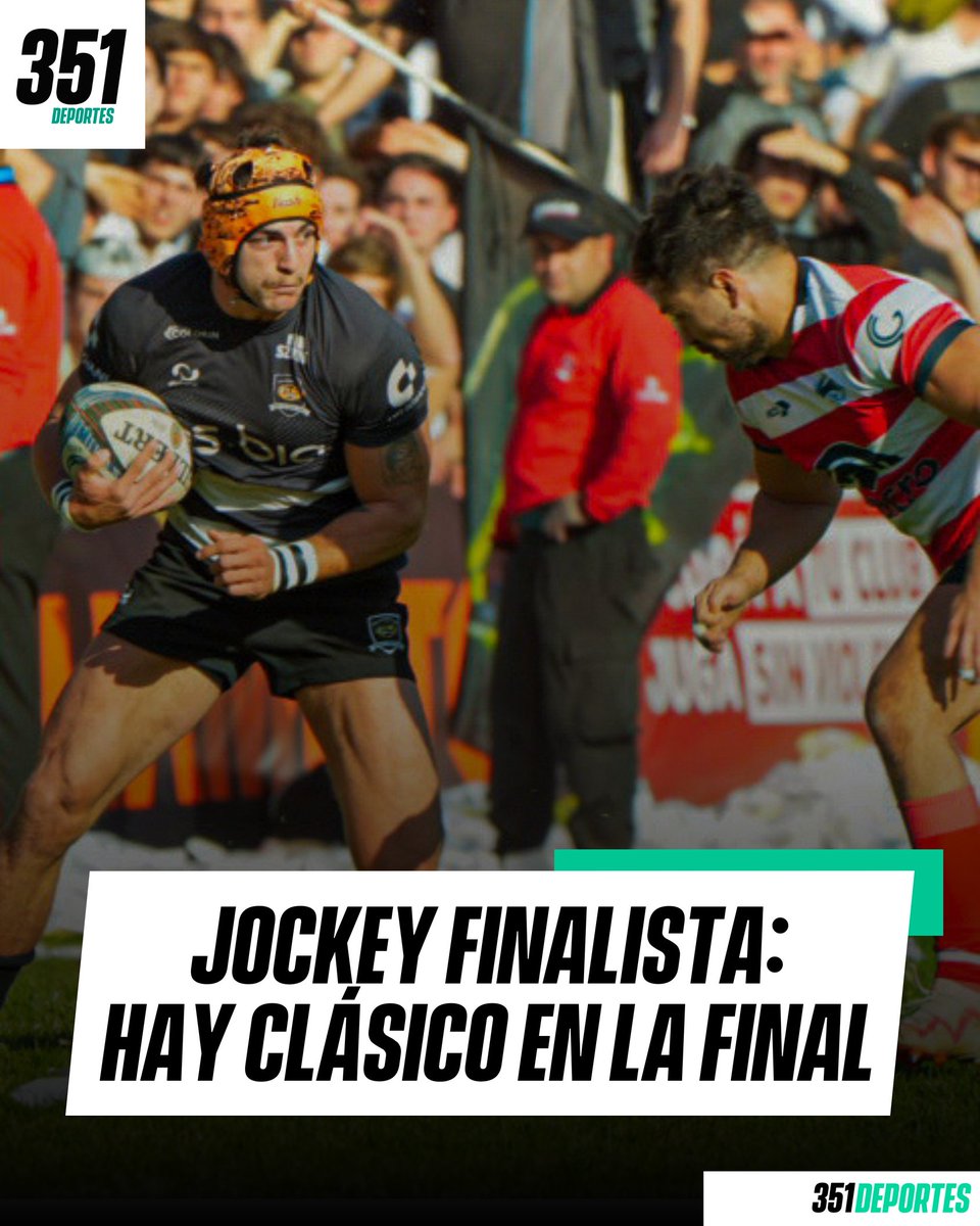 351Deportes's tweet photo. 🏉 ¡HABRÁ CLÁSICO EN LA FINAL!

🔴 #JockeyCC sigue con su buena racha y derrotó a #TalaRC por 22 a 13.

🗓️ El 10/8 enfrentará, nada menos a #CórdobaAthletic, en la cancha del “Inglés”.

📸 @trininoguera_ https://t.co/ga7TcyJzx0