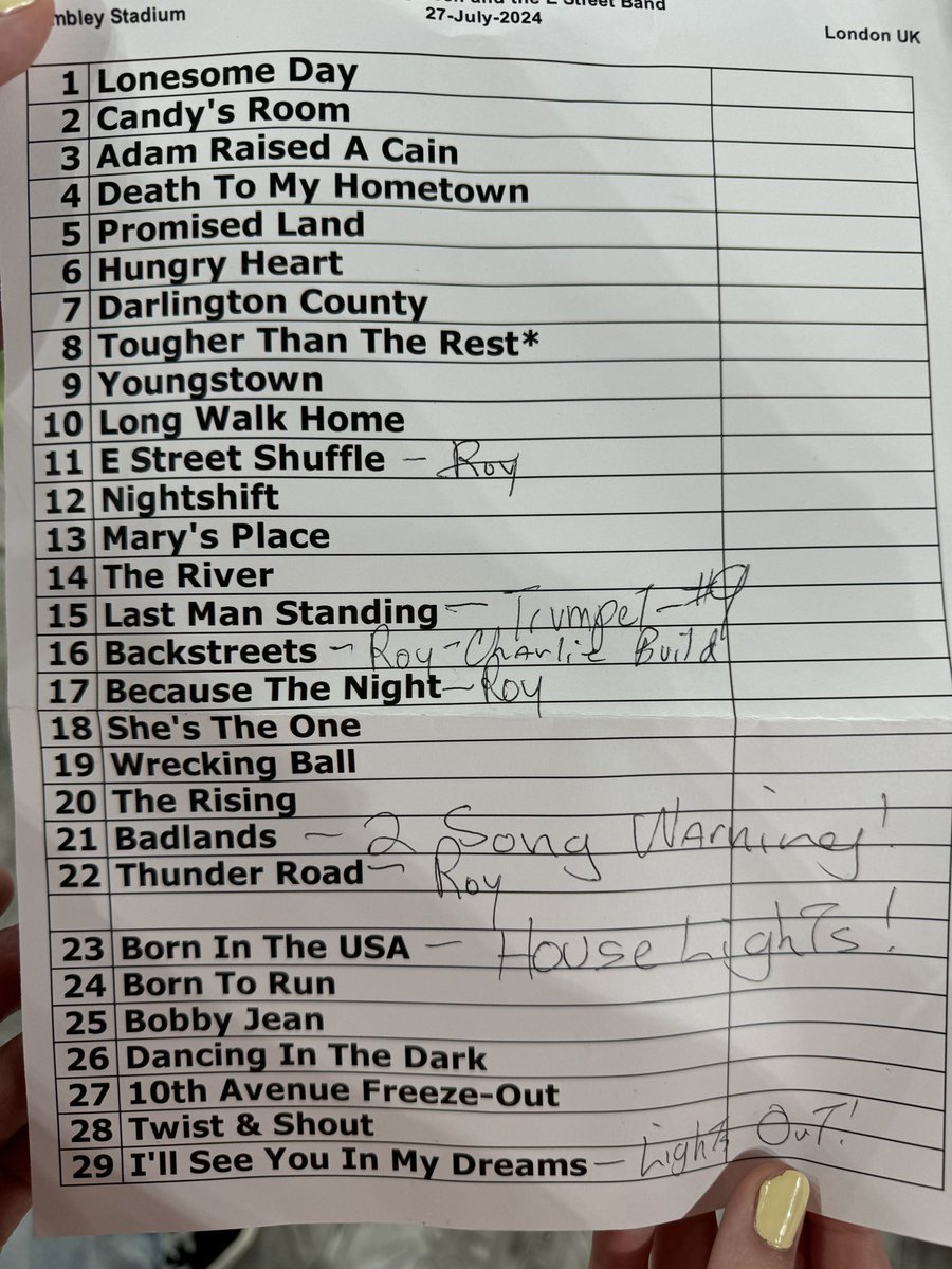 DarrenBondCCo's tweet image. What a night! 
Wembley #2
🏟️🎸😎
#london #springnuts #bruce #springsteen