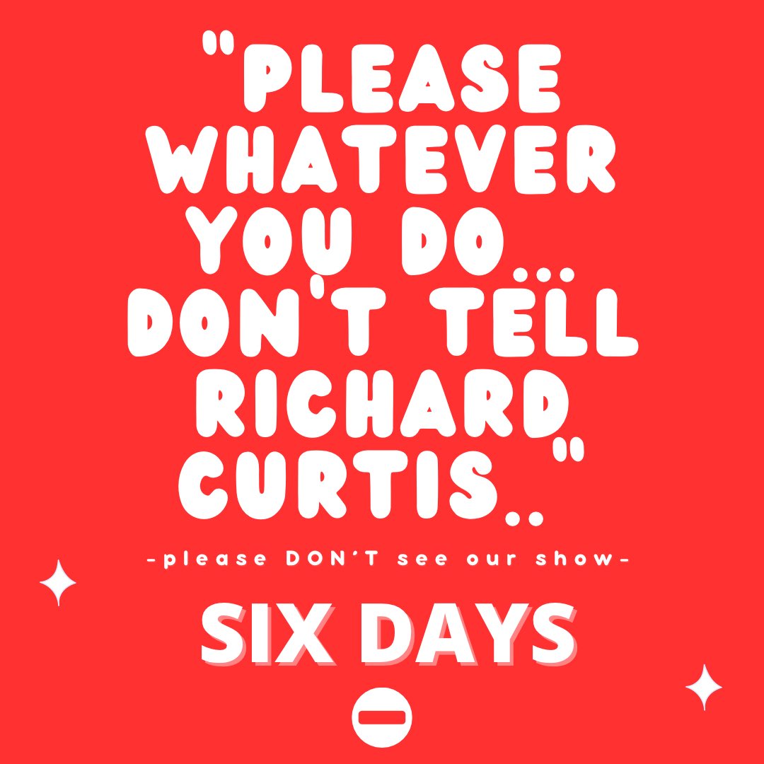 notagymprods's tweet photo. Less than a week to go &amp; we couldn’t be MORE excited to open “please DON’T see our show”! Just please… whatever you do… don’t tell Richard Curtis🙏 #edfringe #edfringe2024 #unleashyourfringe https://t.co/KTJdasg32i