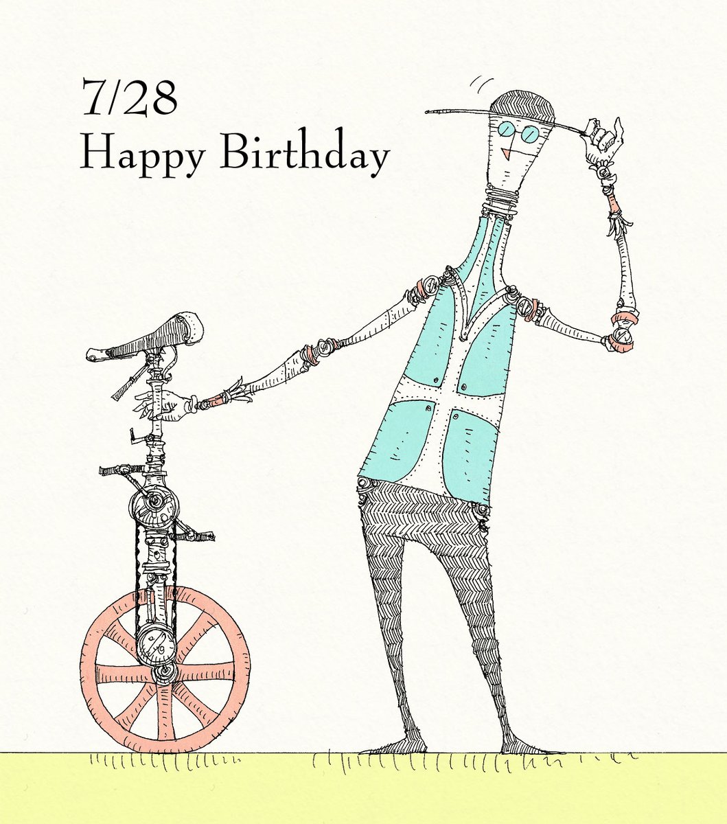 毎日誰かの誕生日!7月28日生まれの方、
お誕生日おめでとうございます!
7/28生まれの方に届くと嬉しいです!

歓喜の1日となりますように!

#誕生日 #happybirthday #7月28日 #ボールペン画 