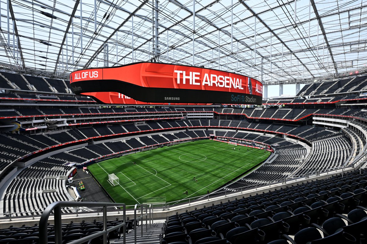 Arsenal's tweet image. Our LA home 🤩

📍 SoFi Stadium