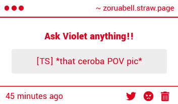 [OOC: This would just be the same thing but with glasses lol]