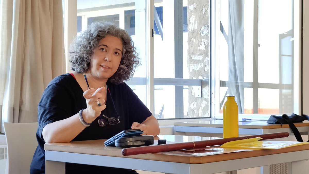 jmarin_ugr's tweet photo. En @inturjoven ⛰️Sierra Nevada @websierranevada hemos podido asistir a tres conferencias impartidas por 🧑‍🎓Sonia Fernández Hoyos, @universitereims, 🙏Francisco Morales y 🙏Rafael Romero Dávila, sobre filosofía del #Tao, #Yug, #yoga y #yogismo y Yoga y #ecología interior. @CemedUGR https://t.co/r2RTU0SSoy