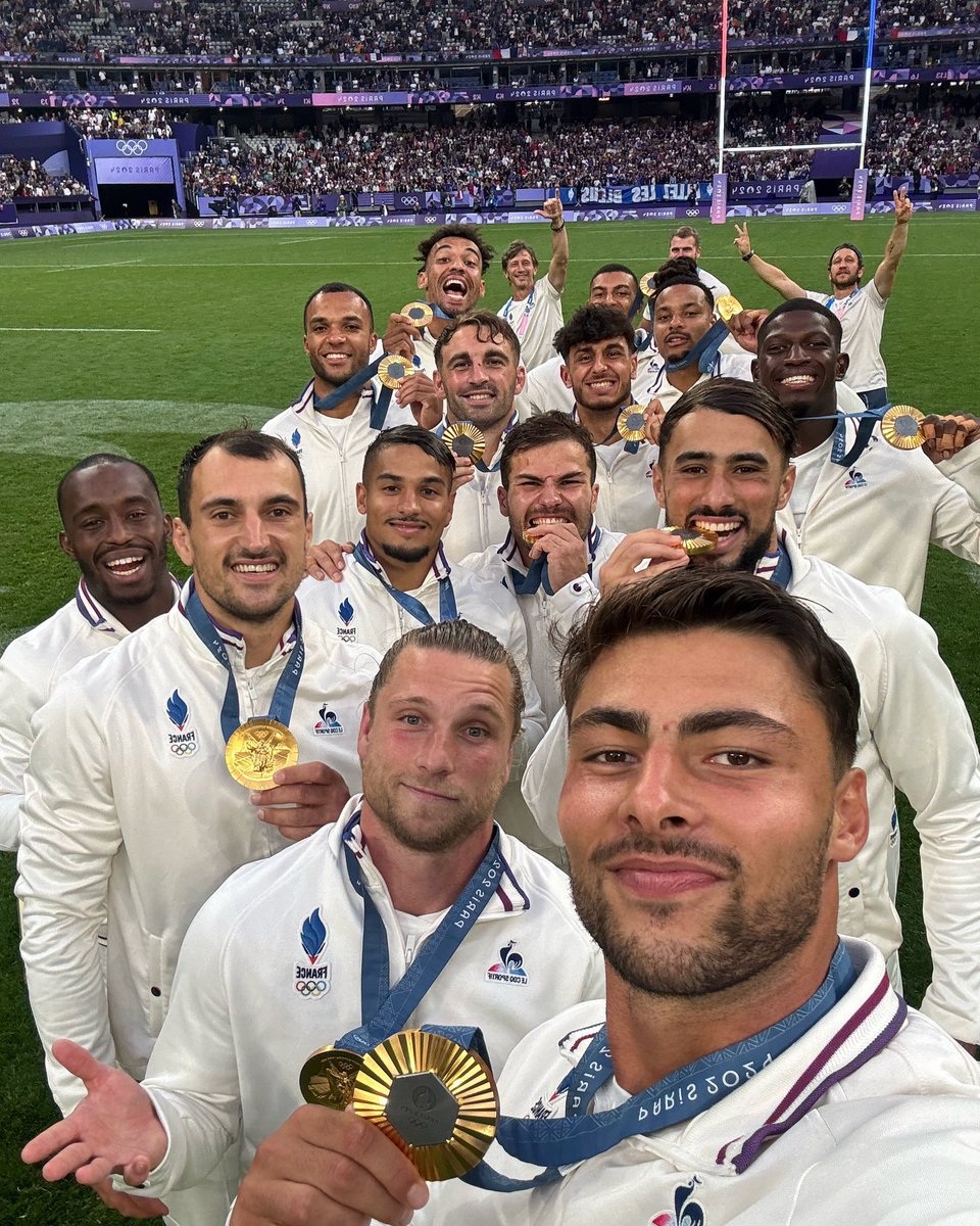 Jean-Baptiste Gobelet (@jbgobelet) on Twitter photo Bravo <a href="/FranceRugby/">France Rugby</a> 🥇🇫🇷
Quelle émotion de voir cette génération, le Sevens Français sur le toit de l’Olympe…
Quelle ferveur dans les stades et fan zone 😍
#Sevens Bravo <a href="/FranceRugby/">France Rugby</a> 🥇🇫🇷
Quelle émotion de voir cette génération, le Sevens Français sur le toit de l’Olympe…
Quelle ferveur dans les stades et fan zone 😍
#Sevens