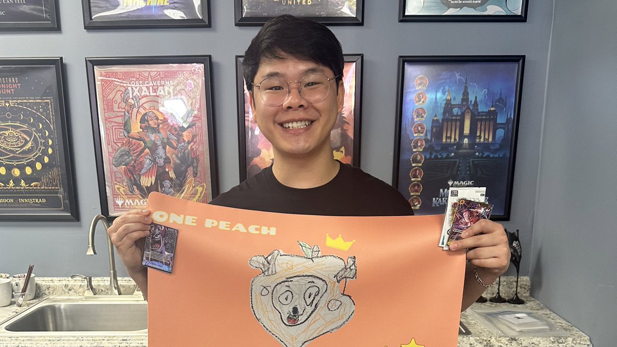 alyssascarlett_'s tweet photo. Congrats to our best boys: JT, Nam and Calvin who were top three in the Greenville regional! 11 out of top 16 were from One Peach today!! I am the proudest mom 🥹🍑 #optcg https://t.co/Il3RnJEElK
