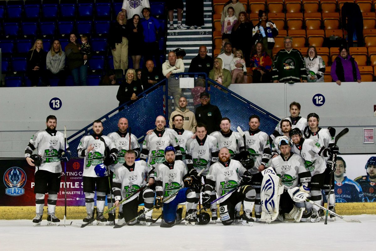 Thank you to everyone who came down to support the team tonight 💚💚

#coventry #spitfires #hockey