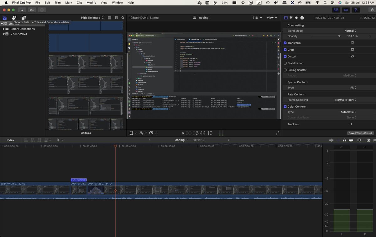 kevin_janvier's tweet image. 🚀 Editing a new video: 
Mastering Spring Boot: Build a Reactive REST API with WebFlux, R2DBC, Micrometer, Zipkin, Prometheus, and Grafana!&quot; Stay tuned! 🎥✨ #SpringBoot #WebFlux #R2DBC #Micrometer #Zipkin #Prometheus #Grafana #Programming
