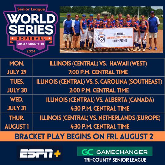 aspenk2027's tweet photo. Here are our pool games if anyone wants to watch. #softball #SLWS #central #LLWS #Illinois @LLSBWorldSeries @kitski29 @Channel1450com @ChrisDuerr
Thanks @adidasDugout @LittleLeague @EastonFastpitch for the new digs! https://t.co/2b3t1x2Y5x
