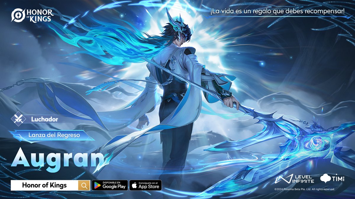HOKLATAM's tweet photo. ¡El nuevo héroe Augran ya está disponible! Inicia sesión en el juego del 27 al 28 de julio para obtener al nuevo héroe Augran. ¡Invita a tus amigos a unirse y reclamarlo juntos!

Descarga ahora: https://t.co/ERYgsr4zCi

#JuegaHonorOfKings https://t.co/wxQsfv8pan