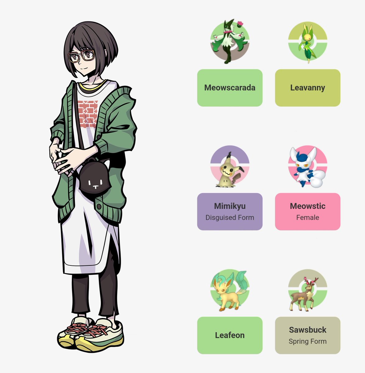 azuretimegears's tweet photo. Decided to do something for the anniversary after all so here's a little thread of what Pokemon teams I think #TWEWY characters would have!  

Part 1 https://t.co/YpDMg245R7