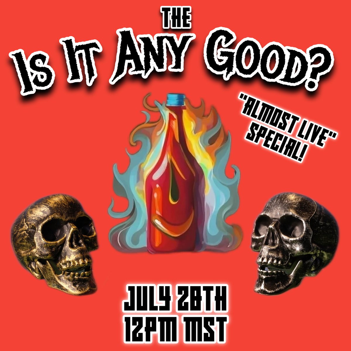 ChrisShadowens's tweet photo. Just a friendly reminder: tomorrow at Noon MST (or whatever your local time is) I'll be LIVE in the chat for a special "Almost Live" episode of Is It Any Good? !! Stop by and say "Hi!" and maybe even stay for the show! https://t.co/OExVZghdo6 https://t.co/1f5dK6ycx5