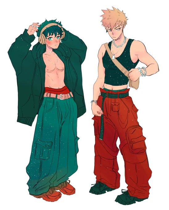 they MIGHT be in a 90s boy band  #mha #bnha #bkdk 