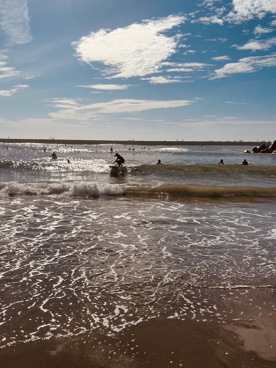 ぎこちないけど、波に乗れた笑笑🌊🏄‍♀️
#サーフィン