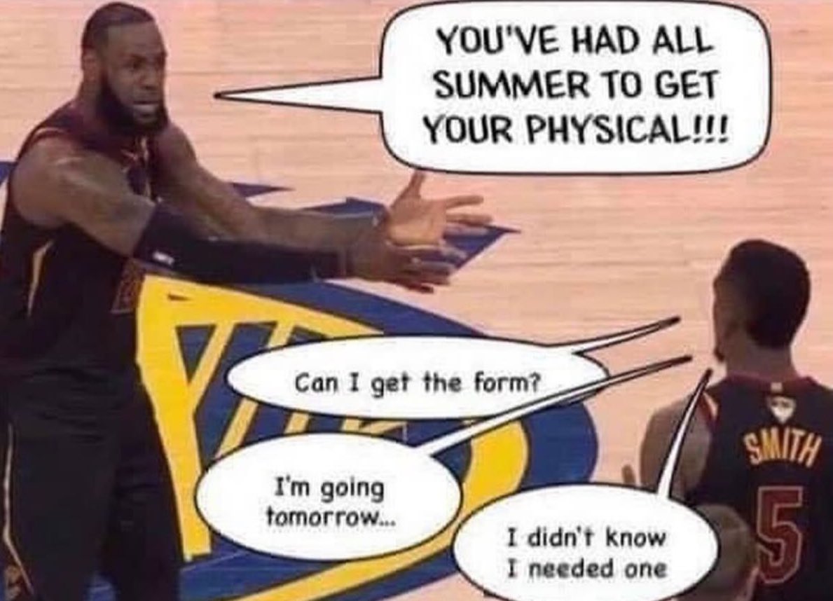 TIME IS TICKING! MAKE SURE YOU HAVE YOUR PHYSICAL AND RANKONE DONE BEFORE THE START OF YOUR SEASON! 

AUGUST 5TH DEADLINE FOR VOLLEYBALL, CROSS COUNTRY AND FOOTBALL ATHLETES!

AUGUST 14TH FOR ALL OTHER SPORTS!