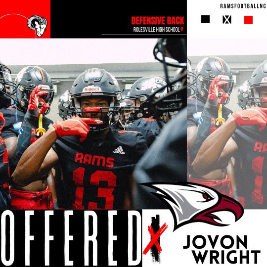 RamsFootballNC's tweet image. Congratulations to @wright_jovon for earning another offer from @NCCU_Football @RRACKLEY9 #winfromwithin
