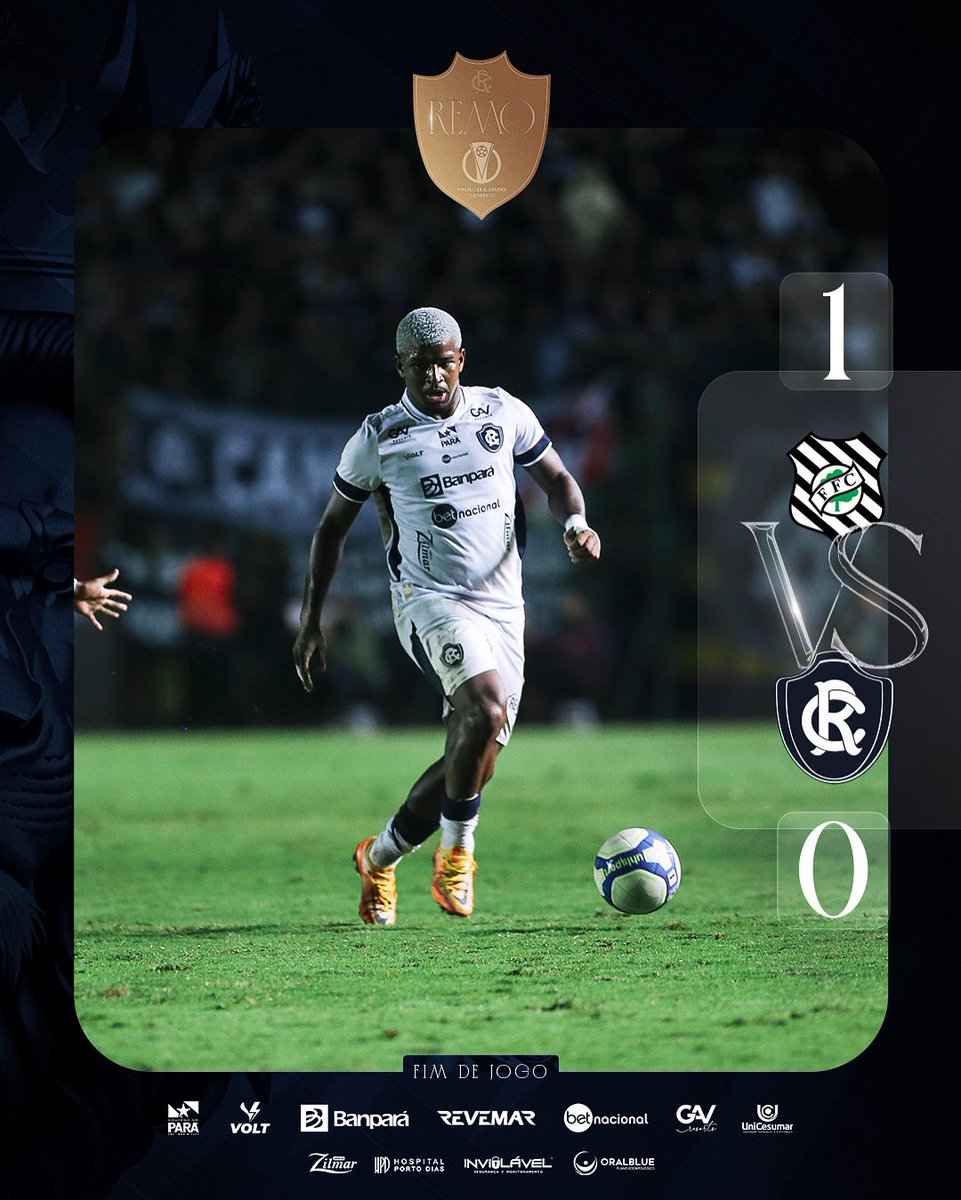 ClubeDoRemo's tweet photo. Fim de jogo: Figueirense 1 x 0 Clube do Remo.
📸 Samara Miranda/ASCOM Remo
#OReiDaAmazônia #BrasileirãoSérieC #FIGxREM https://t.co/qoV6sY732F