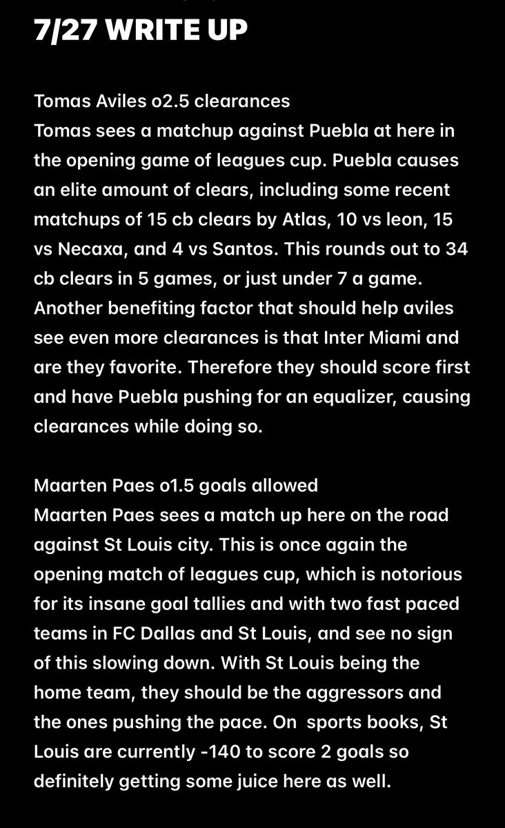 beastt_bets's tweet photo. 🦁1u🦁 
Write-up attached below, let’s cash🧑‍🍳
#gambling #prizepicks #soccer #money #X #sports #sportsbetting #betting #rich #beastbets #underdogfantasy #Olympics https://t.co/StTubw3Egb