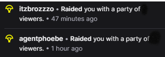 TaliEliseGM's tweet photo. Thank you again to those who popped by stream earlier. We got raided by the lovely @itzbrozzzo and the stunning @agentpheebs <3
We passed the raid onto @BoastyVA so please make sure to spread love to these amazing peopel!

I'll cya guys in 2 weeks! https://t.co/nESJwMj3Yy