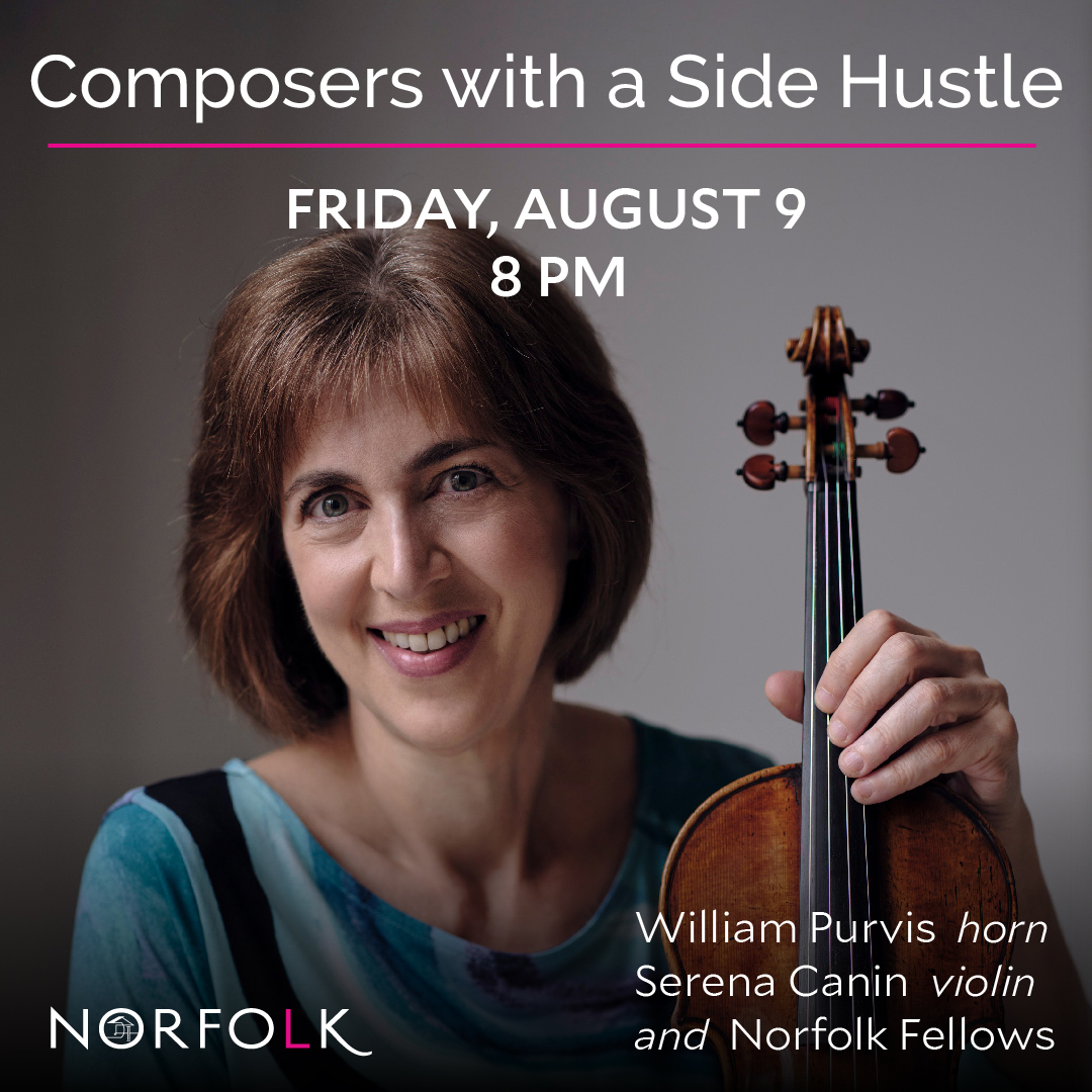 NorfolkYale's tweet photo. Attend this concert to hear the Brentano Quartet's Serena Canin (violin), William Purvis (horn), and Norfolk Fellows perform works such as Borodin’s String Quartet No. 2, Glass’ Brass Sextet, and Ives’ Piano Trio.⁠
⁠
For more information, visit https://t.co/QDwn6LH2wB https://t.co/UCSNtyWli6