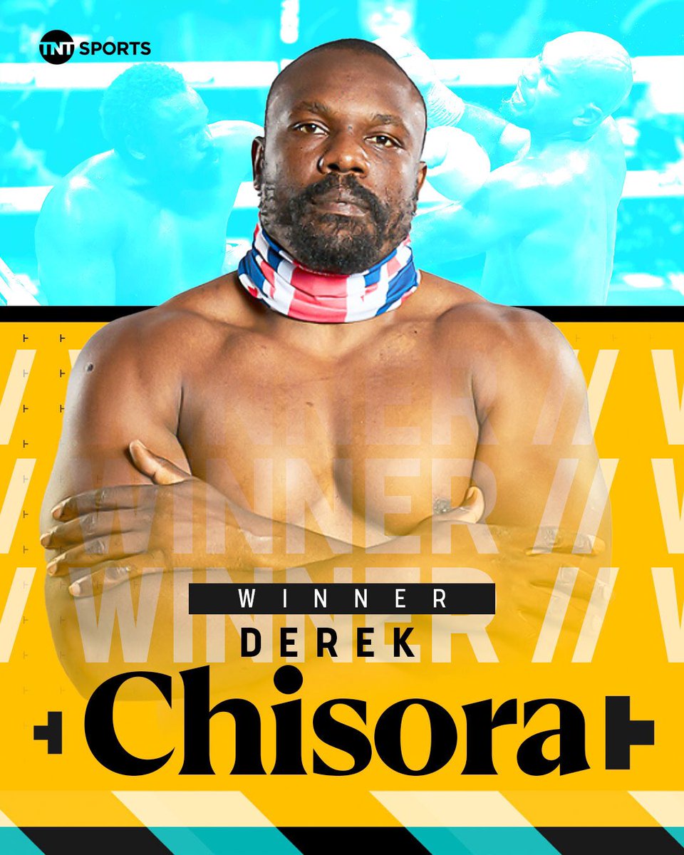 Boxing on TNT Sports (@boxingontnt) on Twitter photo WAR CHISORA! đ€đȘ
<a href="/DerekWarChisora/">Derek Chisora đ„</a> defeats Joe Joyce in the main event!
#JoyceChisora | LIVE on TNT Sports and discovery+ WAR CHISORA! đ€đȘ
<a href="/DerekWarChisora/">Derek Chisora đ„</a> defeats Joe Joyce in the main event!
#JoyceChisora | LIVE on TNT Sports and discovery+