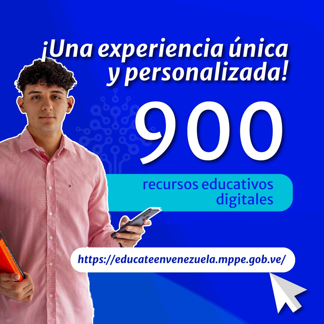 MPPEDUCACION (@mppeducacion) on Twitter photo ¡Educación que transforma vidas!
Una plataforma digital con herramientas para el crecimiento y el progreso educativo de la familia venezolana.
¡Desliza para saber más!
#VenezuelaPazYArmonía
<a href="/NicolasMaduro/">Nicolás Maduro</a>
<a href="/_LaAvanzadora/">Yelitze Santaella</a> ¡Educación que transforma vidas!
Una plataforma digital con herramientas para el crecimiento y el progreso educativo de la familia venezolana.
¡Desliza para saber más!
#VenezuelaPazYArmonía
<a href="/NicolasMaduro/">Nicolás Maduro</a>
<a href="/_LaAvanzadora/">Yelitze Santaella</a>