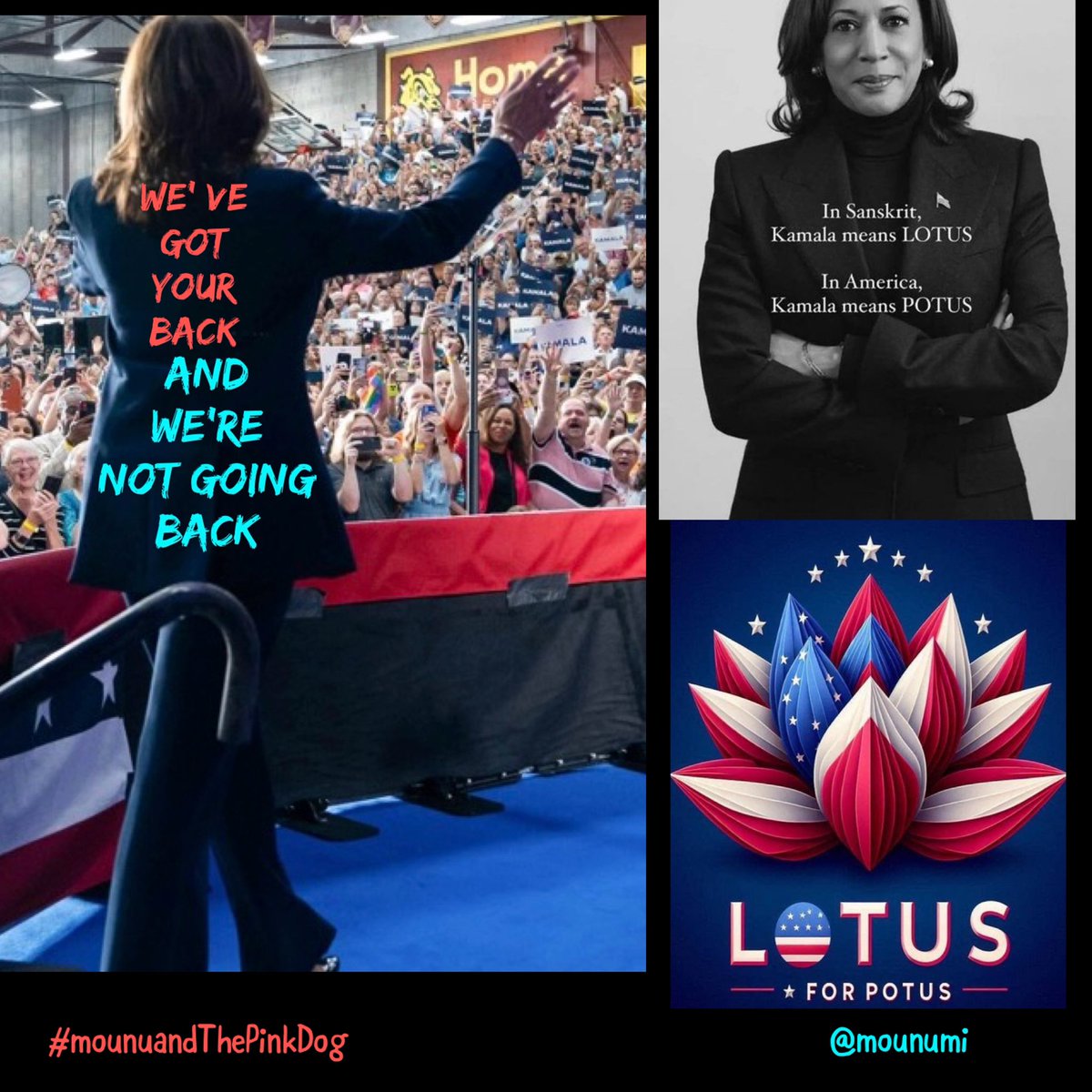 mounumi's tweet image. #ItsAboutUs #VoteBlueForYou #FreedomAndJusticeForAll is our #ProjectNovember2024