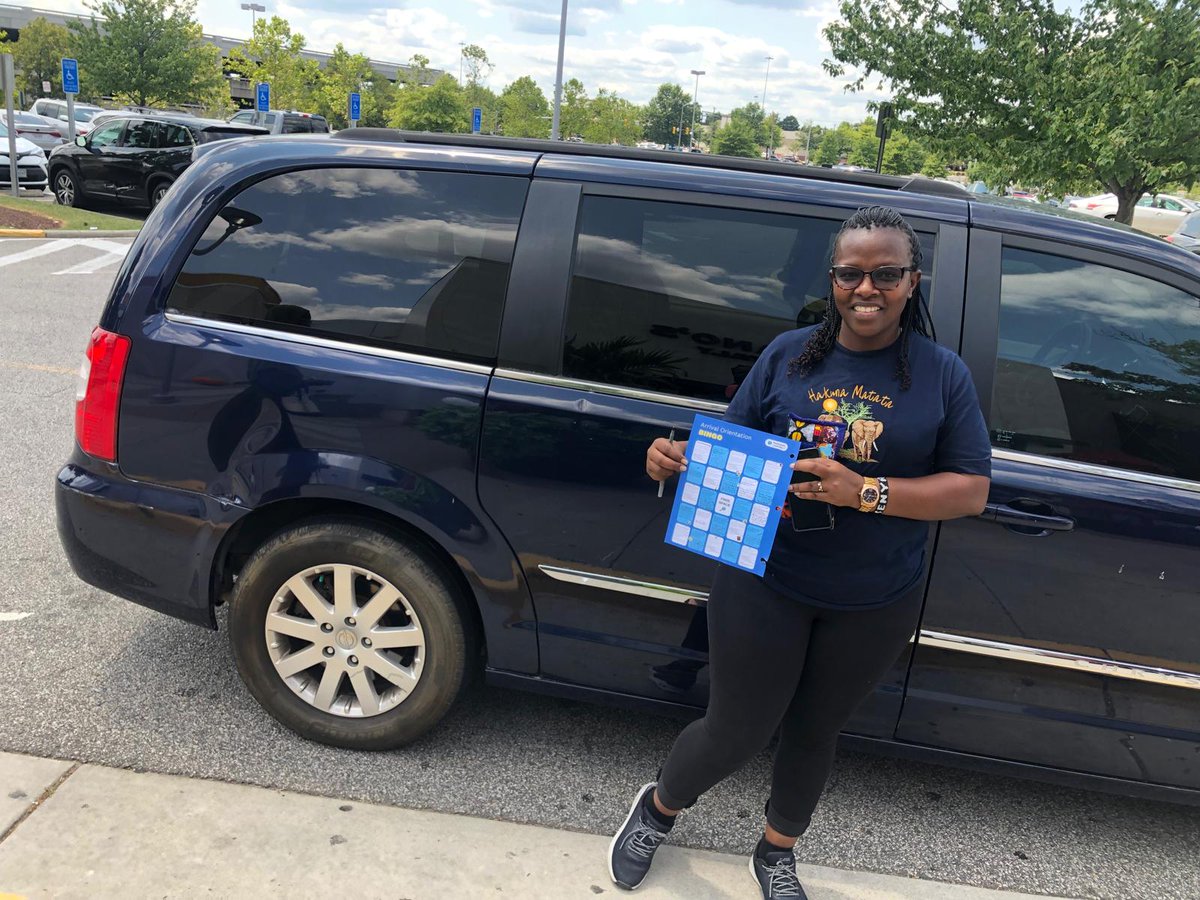 AkinyiOkadoh's tweet photo. Early Bird Catches the Warm! Having fun with BINGO! On the go! #UnitingOurWorld #PLOrientation2024 @ParticipateLrng https://t.co/AyF7Y9dlPF