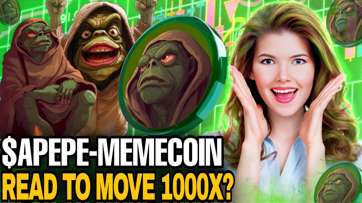 APEPE MEMES🚀 ARE DRIVEN  BY THE POWER OF COMMUNITY🔥APEPE ONLY ONE THAT PIONEER THE ERA OF REAL MEMES🔥

Video link 🖇️🖇️ 
youtu.be/gDE6EWKp8bQ