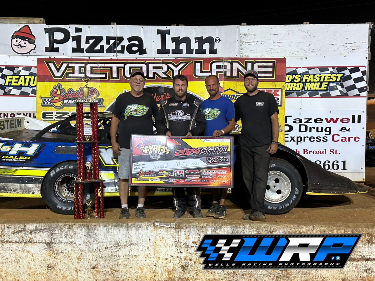 Donald McIntosh and Billy Hicks Racing are your 2024 <a href="/SoNationals/">Southern Nationals Series</a>  Champions.