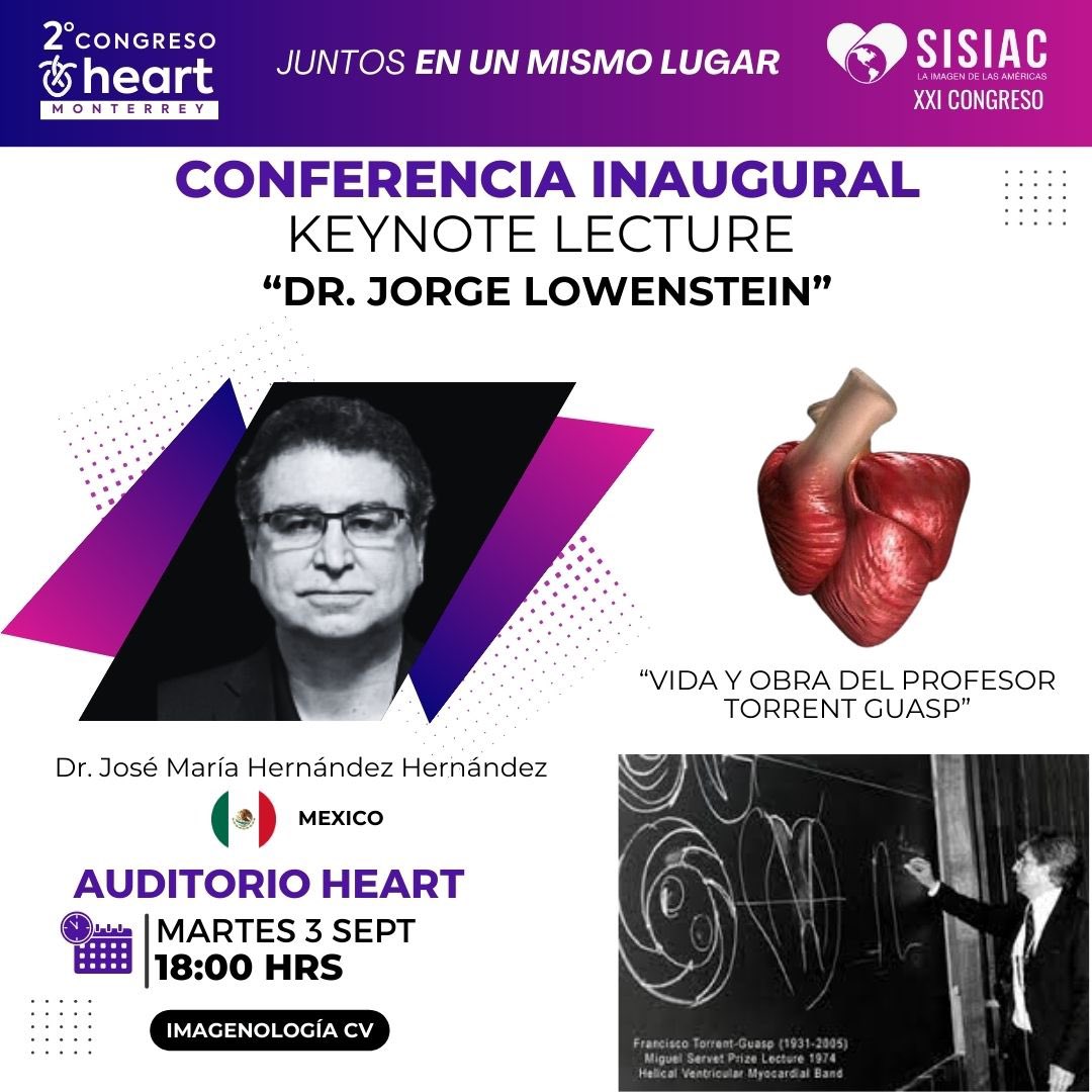 HeartMonterrey's tweet photo. No te pierdas la Conferencia Inaugural con los expertos de Heart 🫀y SISIAC este 📅3,4 y 5 de septiembre en Showcenter Complex en Monterrey, Nuevo León, México 🇲🇽
@SISIACOficial @ANCAM_MEXICO @smexcardiologia https://t.co/o0V6XE8qLQ