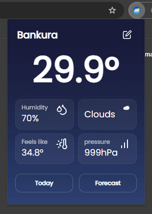 codeAntu's tweet photo. 🌟 Just launched Weather Extension! 🌦️
Select your city, get its location with Geolocation API, and see real-time weather using AccuWeather API. Enjoy a great UI and user experience.
Extension: https://t.co/Q9Uipqcctl
#WeatherApp #WebExtension #AccuWeather #GeolocationAPI https://t.co/nYLf2sW1EV
