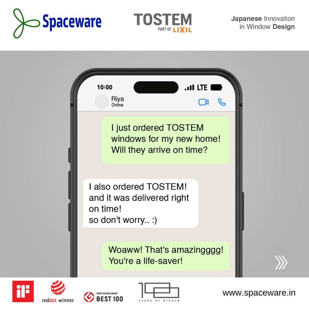 TostemBengaluru's tweet image. Quick and Dependable! Our pre-engineered windows are dispatched in just 21 days.

Contact us for more : +91 6364557742

To know more kindly reach us at spaceware.in

#tostem #tostemindia #tostemwindows #windows #interiors #interiordesign #architecs #tostemsarjapur