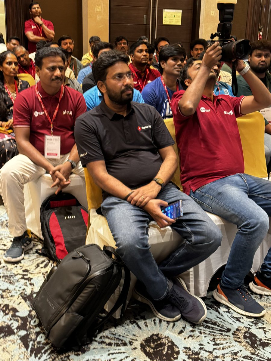 DBASolved (@dbasolved) on Twitter photo If you have enjoyed <a href="/AIOUG/">All India Oracle Users Group (AIOUG)</a> #OCYatra24 please give <a href="/sai_penumuru/">Sai Penumuru</a> a huge applause and give him a hug.
Thanks for the inviting me on the tour this year! Been a fantastic trip and experience.
#Bangalore #Hyderabad #Pune #Mumbai #Delhi #Chennai If you have enjoyed <a href="/AIOUG/">All India Oracle Users Group (AIOUG)</a> #OCYatra24 please give <a href="/sai_penumuru/">Sai Penumuru</a> a huge applause and give him a hug.
Thanks for the inviting me on the tour this year! Been a fantastic trip and experience.
#Bangalore #Hyderabad #Pune #Mumbai #Delhi #Chennai