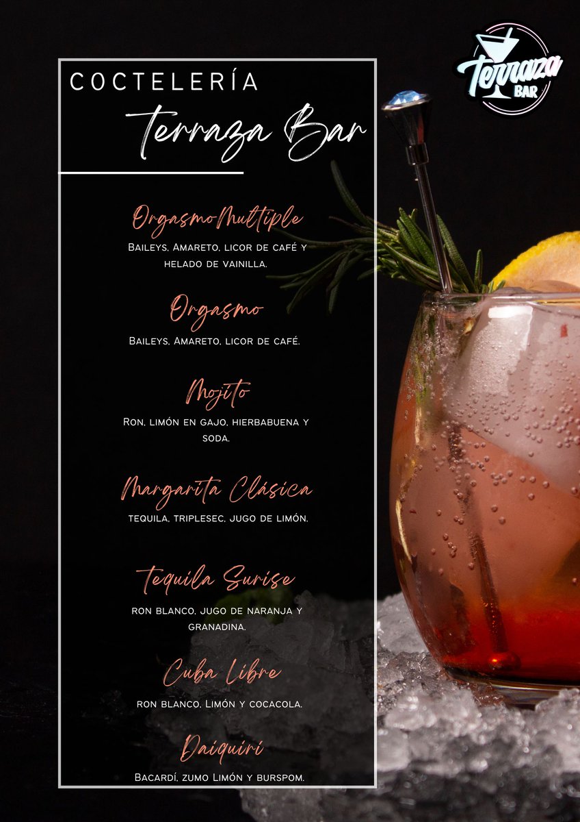 TerrazaBARP's tweet image. ✨ ¡Disfruta de un 2x1 en cócteles y de nuestra increíble vista! 🌇 relájate, disfruta de una bebida refrescante y contempla la hermosa vista desde nuestra terraza. 🍹🎶
📍ubicados en el 6sto piso de @palladiumcali
#Promoción #2x1 #Cócteles #VistaIncreíble #Terraza #BuenAmbiente