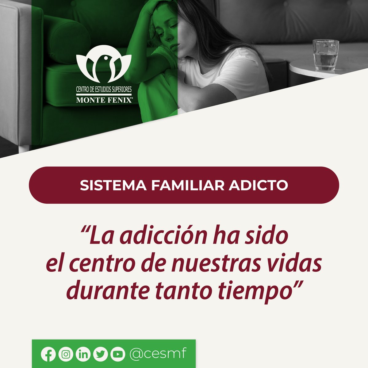 CESMF_SC's tweet photo. Conoce más del sistema familiar adicto en el 👉Diplomado Familia y Codependencia.
📌E poder identificar la dinámica de la codependencia nos ayuda a crear estrategias de atención efectivas tanto para nosotros mismos como para otros.

#CESMF https://t.co/aSN2Vs6fN1
