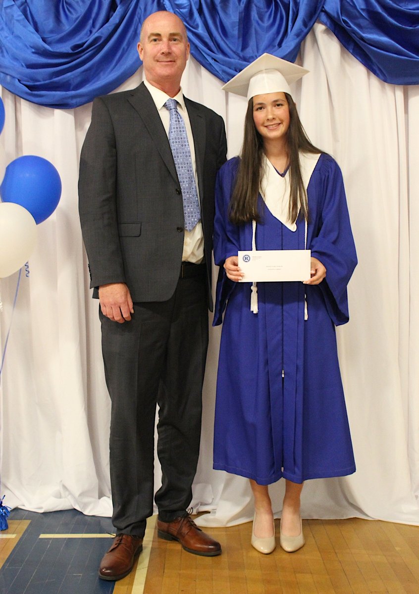 The WOOTEN FAMILY SCHOLARSHIP was presented by Todd Stewart to SAVHANNA LAMBERT.
