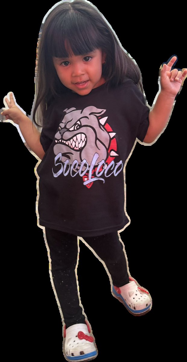 My niece ready with her SocoLoco shirt to see her cousin play 🏀⚾️🐾🩵 #bulldogpride #bulldognation thank you <a href="/MaribelSHS/">MARIBEL GARCIA</a> for making baby shirts 🫶🏻