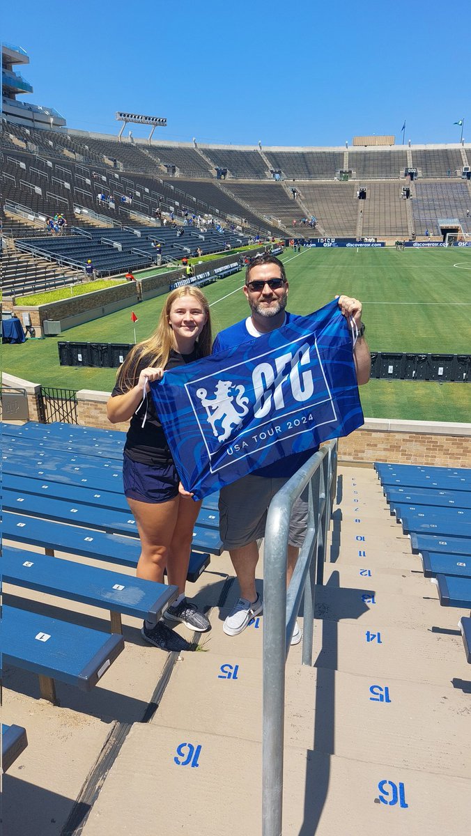 Although it ended in a loss, absolutely worth it to take <a href="/edenconnelly06/">Eden Connelly</a> to her first Prem League game and her favorite team <a href="/ChelseaFC/">Chelsea FC</a>