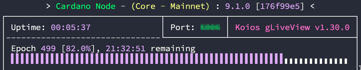 We've been running SanchoNet since day 1 and supporting governance testing throughout all its re-spins.

Happy to finally update to node version 9.1.0 on Mainnet for the upcoming Chang Hard Fork 💪