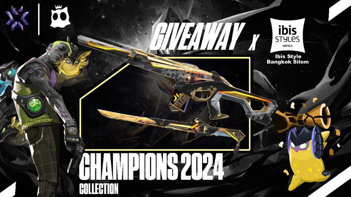 ECHO Esports (@echoesports_sg) on Twitter photo ⚡️01x Champions 2024 Bundle Giveaway
Sponsored by: Ibis Style Bangkok Silom 🏨
⭐️Follow <a href="/echoesports_sg/">ECHO Esports</a>
⭐️Like & repost
⭐️ Tag 3 friends
Ends on 8 August 2024💥
#ECHO #WhereChampionsECHO #ECHOxIbis ⚡️01x Champions 2024 Bundle Giveaway
Sponsored by: Ibis Style Bangkok Silom 🏨
⭐️Follow <a href="/echoesports_sg/">ECHO Esports</a>
⭐️Like & repost
⭐️ Tag 3 friends
Ends on 8 August 2024💥
#ECHO #WhereChampionsECHO #ECHOxIbis